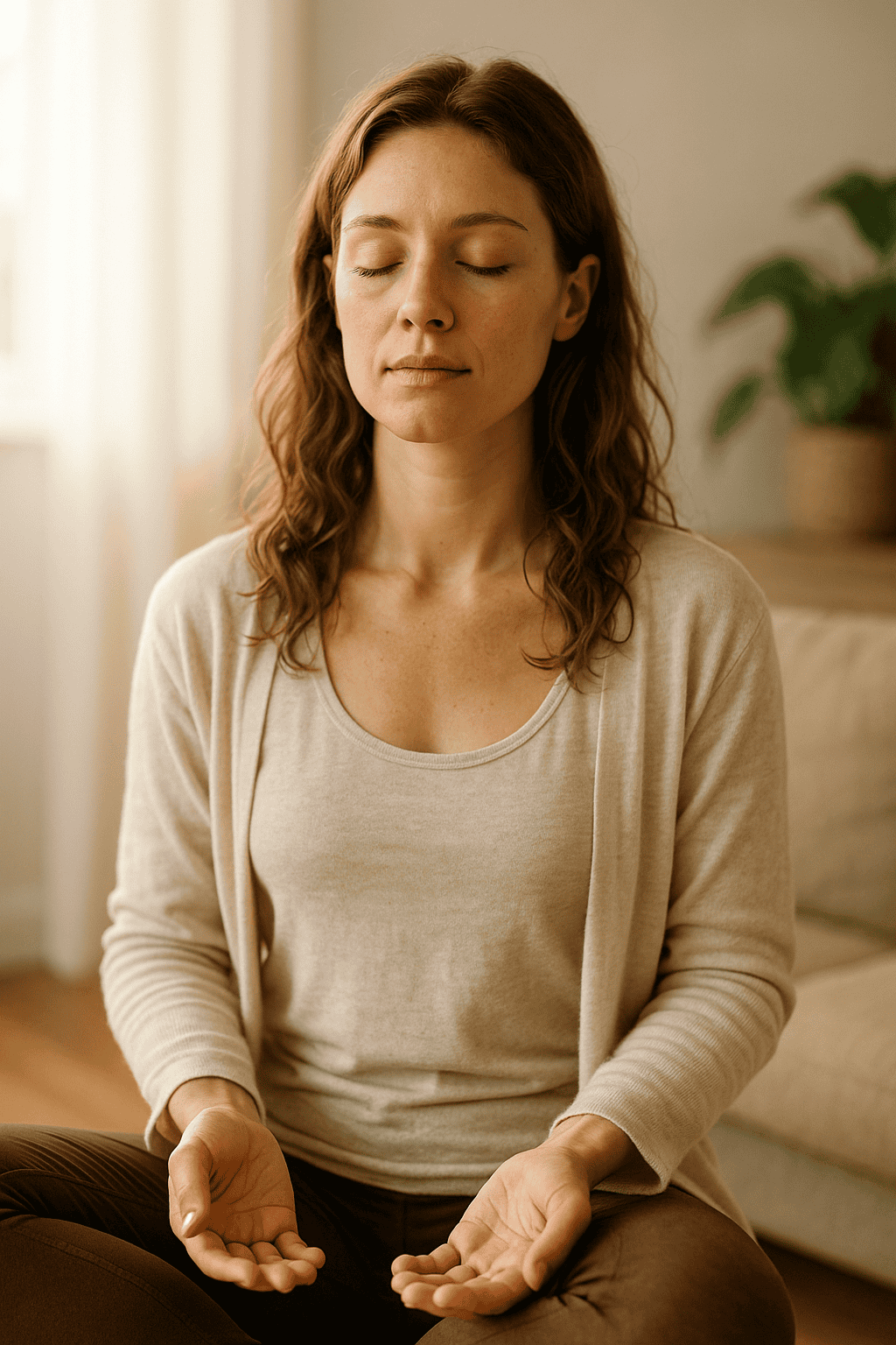 Femme qui s'intériorise